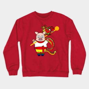 Happy Chinese New Year! The Pig and The Dragon Crewneck Sweatshirt